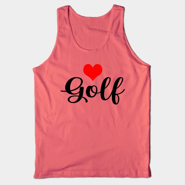 Golf Player Tank Top by ShopBuzz